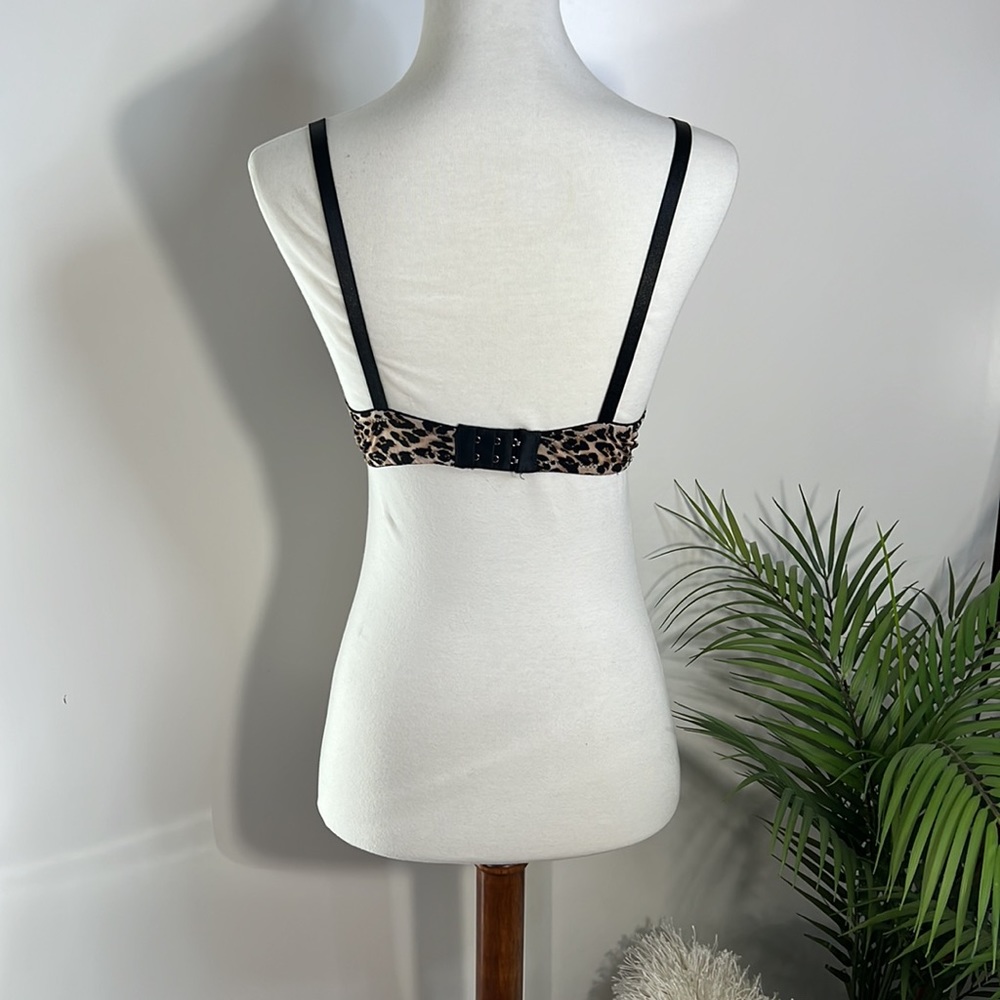 Jennifer Leopard Print Push-Up Bra - image 5